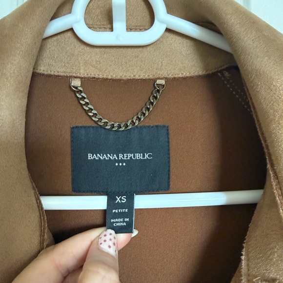 Banana Republic Caramel Trench Coat - Size XSP - Picture 3 of 5